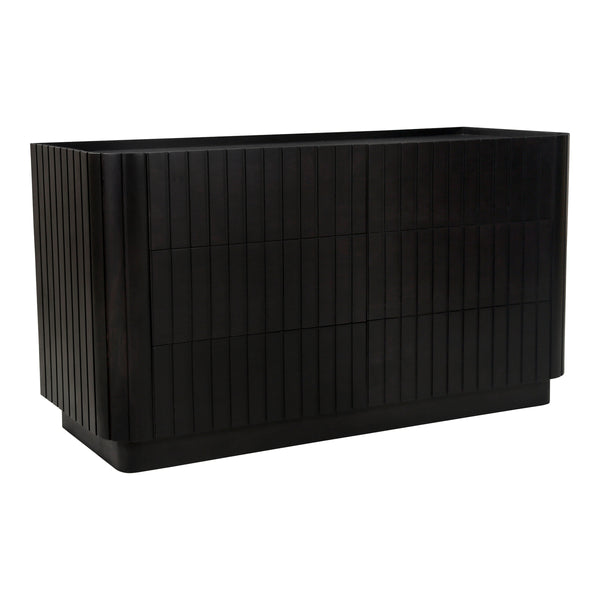 Moe's Povera 6-Drawer Dresser Black