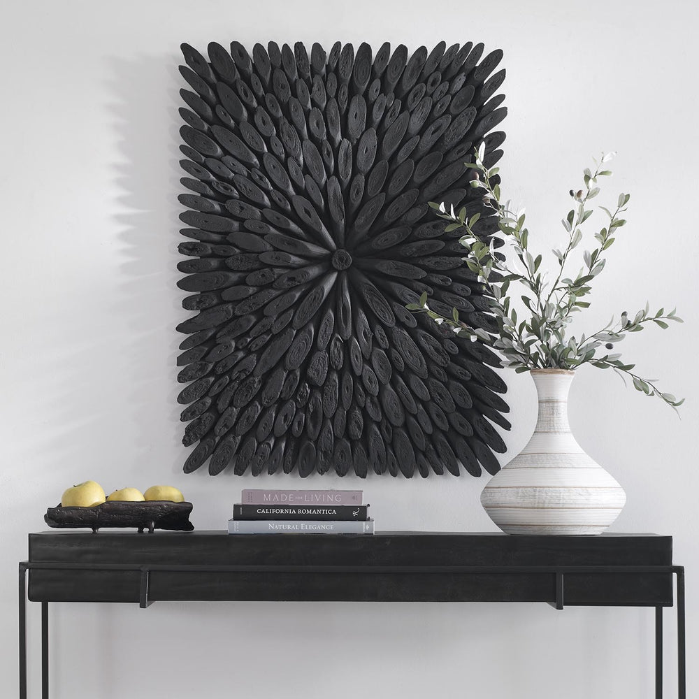 Bahama Black Wood Wall Decor
