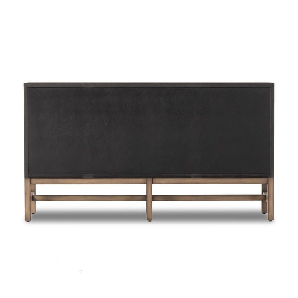 Fiona 6 Drawer Dresser In Black Raffia