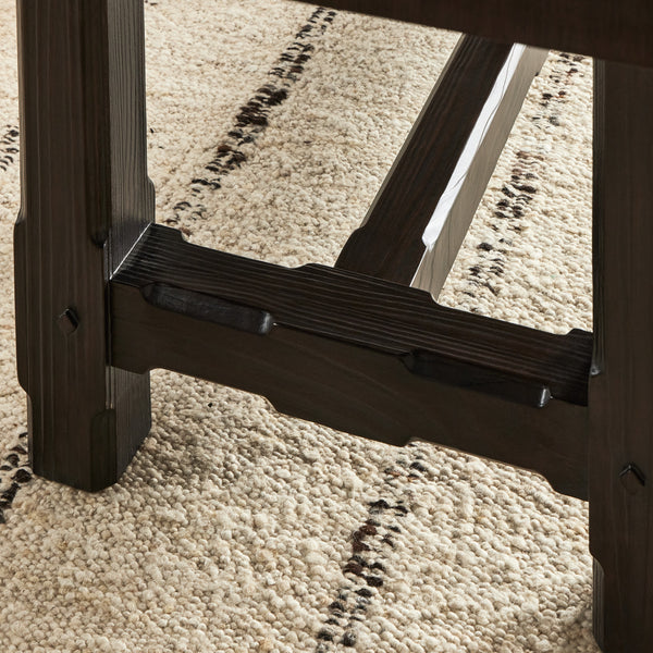 The Arch Dining Table in Medium Brown Fir Veneer