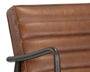 LYRIC LOUNGE CHAIR - VINTAGE CARAMEL LEATHER