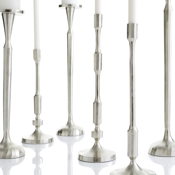 Sm Cambria Candleholder in Nickel