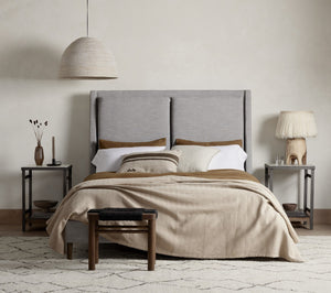 Potter King Bed - Manor Grey