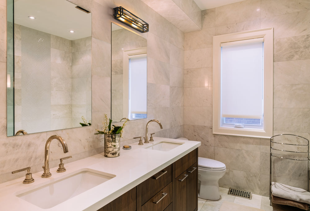 Titania 2 Light Vanity in Bronze + Olde Brass Finish