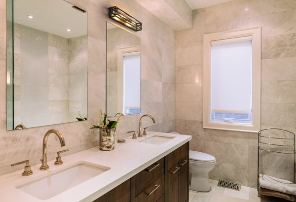 Titania 2 Light Vanity in Bronze + Olde Brass Finish