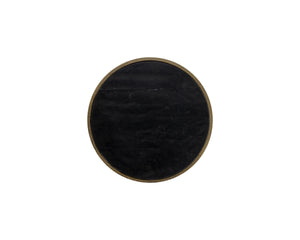 ALICENT END TABLE - BLACK MARBLE