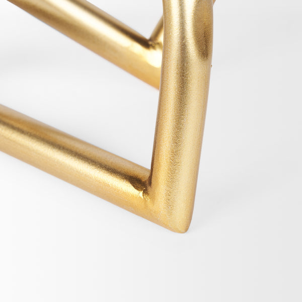 Locke Large Gold Metal Decorative Object