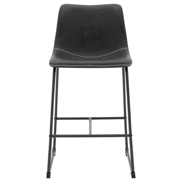 Vesta Counter Stool In Vintage Black (Set of 2)