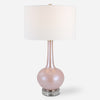 Rosa Pink Glass Table Lamp