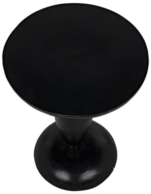 Adonis Side Table, Hand Rubbed Black