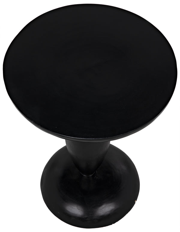 Adonis Side Table, Hand Rubbed Black