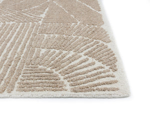 CORINTHIA HAND-WOVEN RUG - IVORY/BEIGE - 9' X 12'