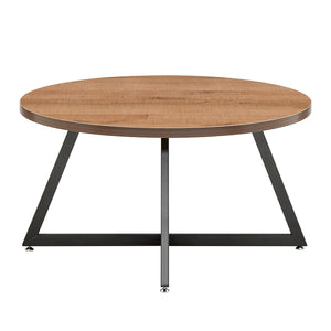 Courtdale KD Round Coffee Table , Gliese Brown