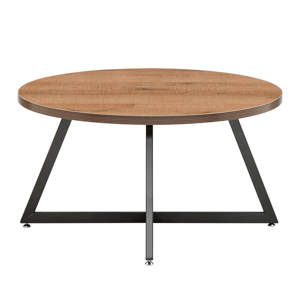 Courtdale KD Round Coffee Table , Gliese Brown