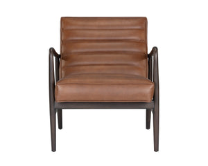 LYRIC LOUNGE CHAIR - VINTAGE CARAMEL LEATHER