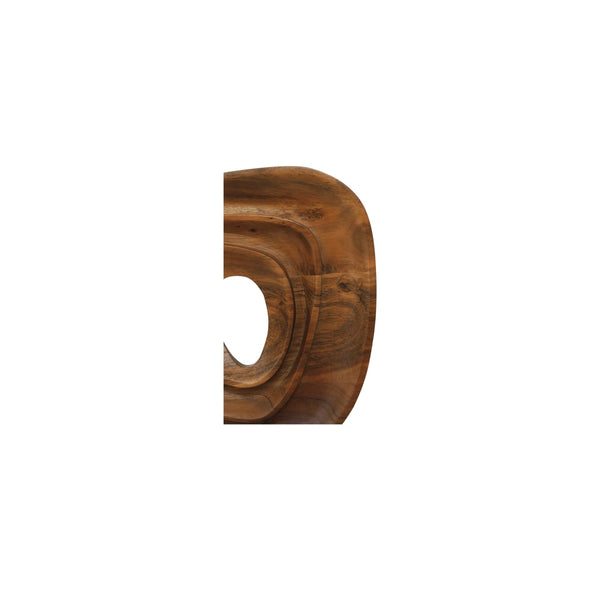 Saddler Natural Acacia Sculpture