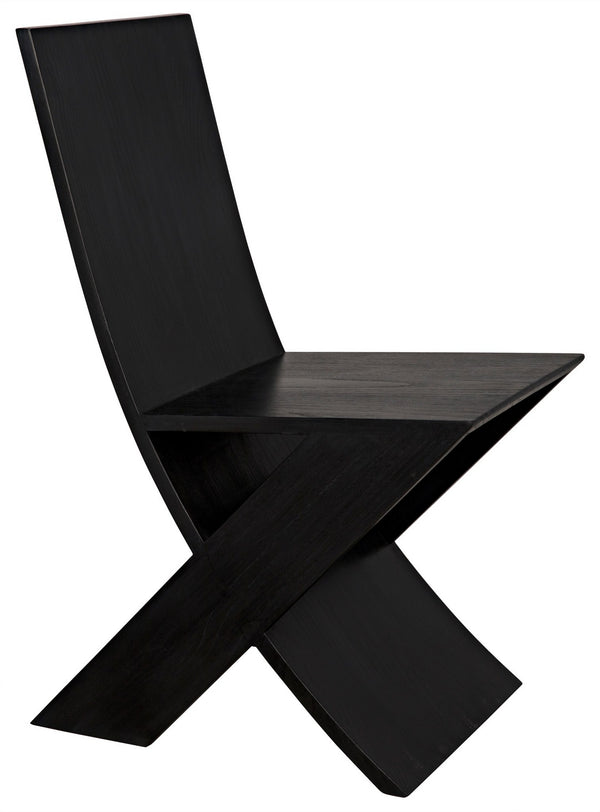 Tech Chair Sungkai/Mindi in Charcoal Black