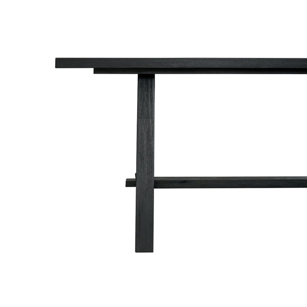 Bedford KD 79" Rect. Dining Table "A" Base, Brushed Black 