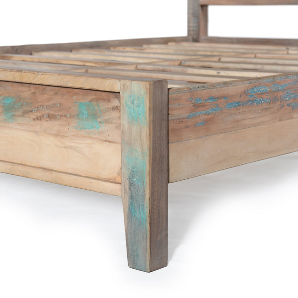 Marseillies Queen Bed, Coastal Mist