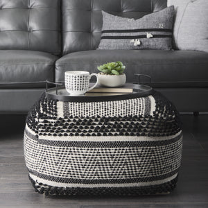 Ansel 20L x 14W Black Metal Mirrored Bottom Oval Serving Tray