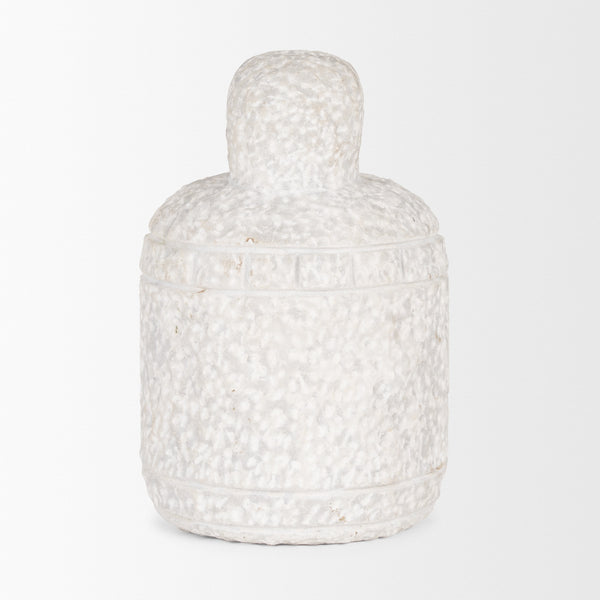 Irina Large White Marble Door Stopper