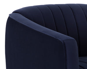 GARRISON SWIVEL LOUNGE CHAIR - ABBINGTON NAVY