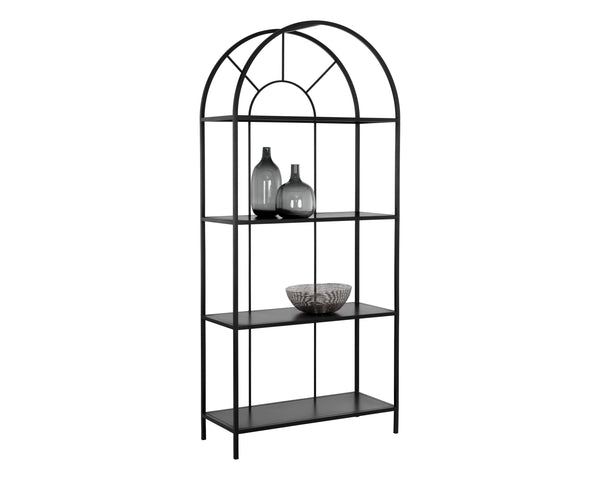 ALCOVE BOOKCASE - BLACK
