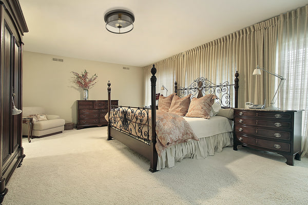 Savannah 2 Light Flush Mount in Bronze Finish