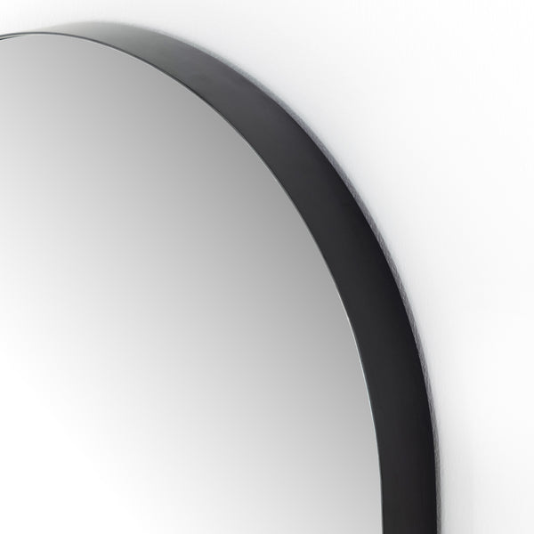 Georgina Small Mirror In Iron Matte Black