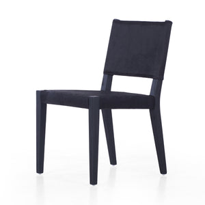 Villa Dining Chair In Dark Hair On Hide