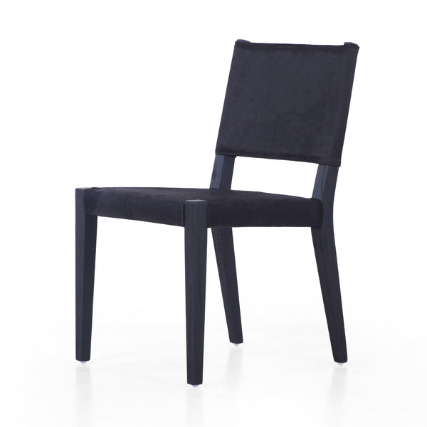 Villa Dining Chair In Dark Hair On Hide