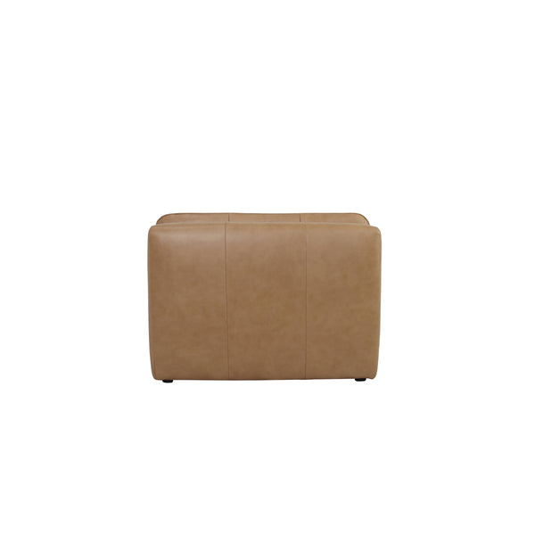 Moe's Lino Slipper Chair Tan Leather