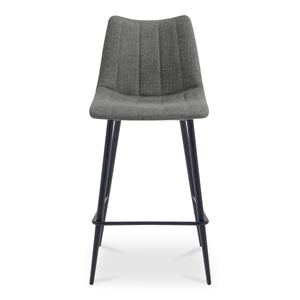 Moe's Alibi Set of 2 Dark Grey Counter Stools