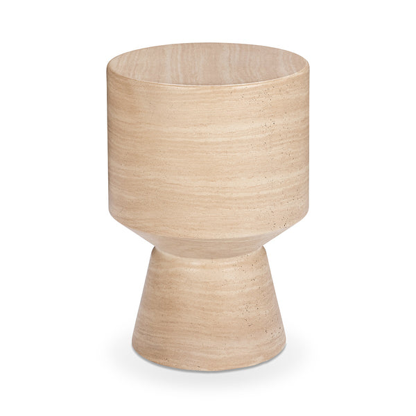 Terrace Outdoor Accent Table - Black, Stain Resistant