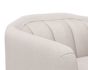 BIRRIT SWIVEL ARMCHAIR - ALASKA GREIGE
