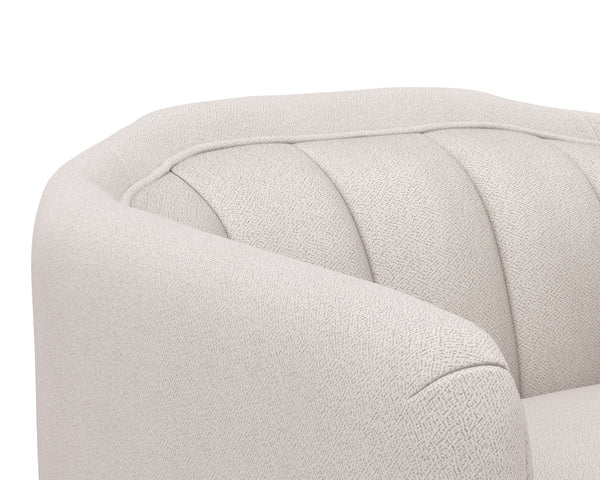 BIRRIT SWIVEL ARMCHAIR - ALASKA GREIGE