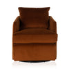 Whittaker Swivel Chair In Bleecker Rust