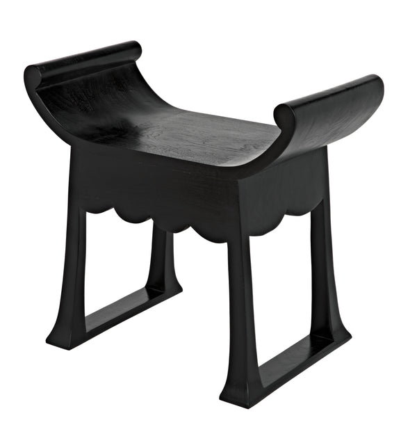 Wey Sungkai/Mindi Stool in Charcoal Black