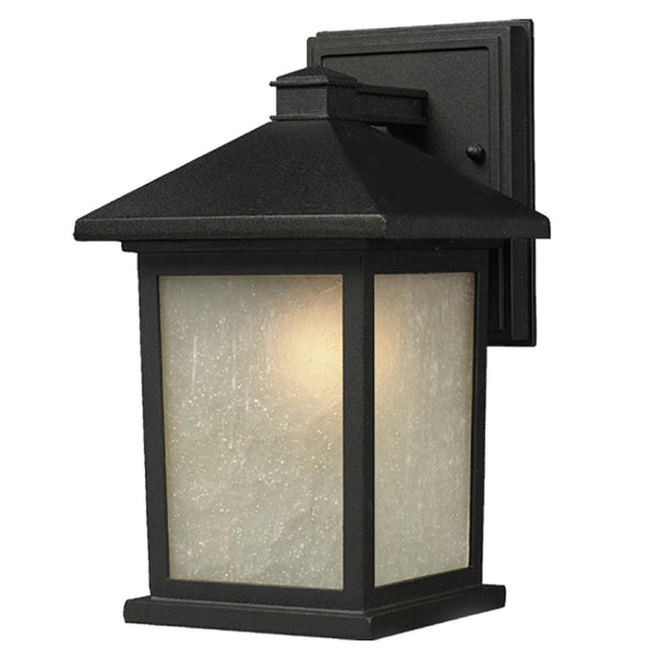 Holbrook Outdoor Wall Light in Black Finish