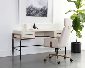 WELDRICK DESK - OYSTER