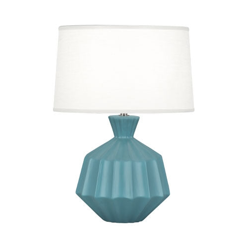 Matte Steel Blue Orion Table Lamp
