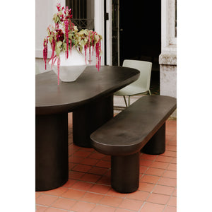 Moe's Rocca 6-Seater Dining Table in Black