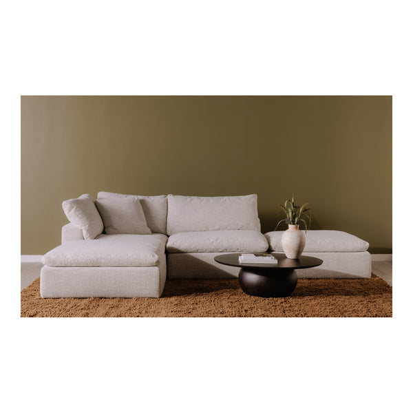 Bradbury Large Black Coffee Table, Acacia Wood