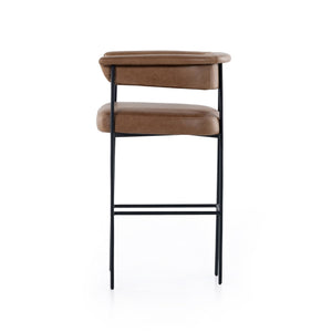 Carrie Bar Stool - Chaps Saddle