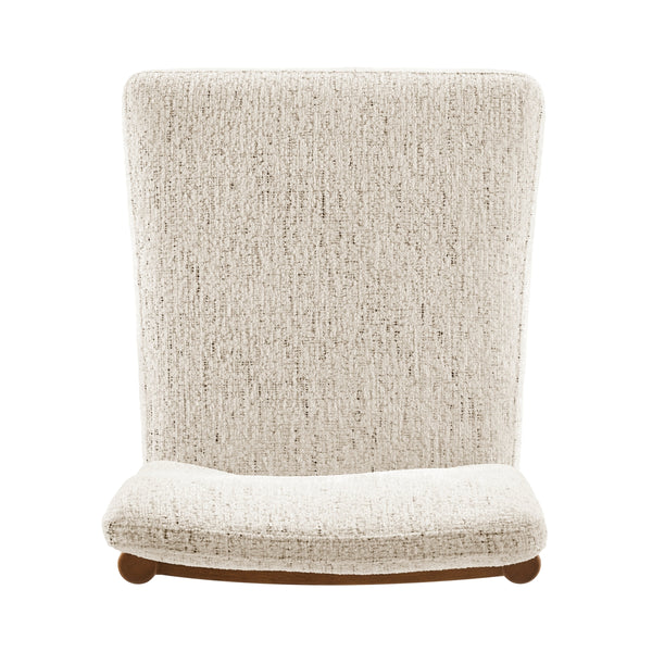 2pc Set - Melvin KD Chenille Dining Side Chair, Concord Cream