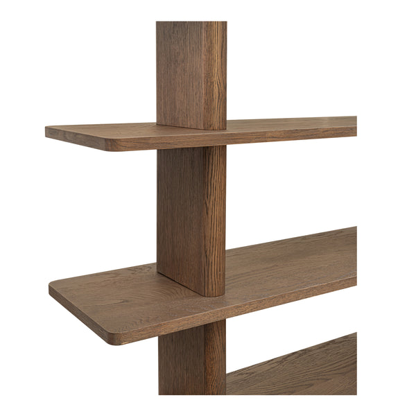 Casey Large Dark Brown Bookcase