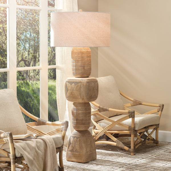 Totem Wood Floor Lamp