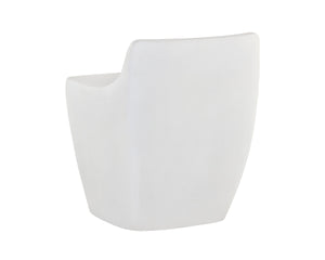 LEDGER STOOL - WHITE