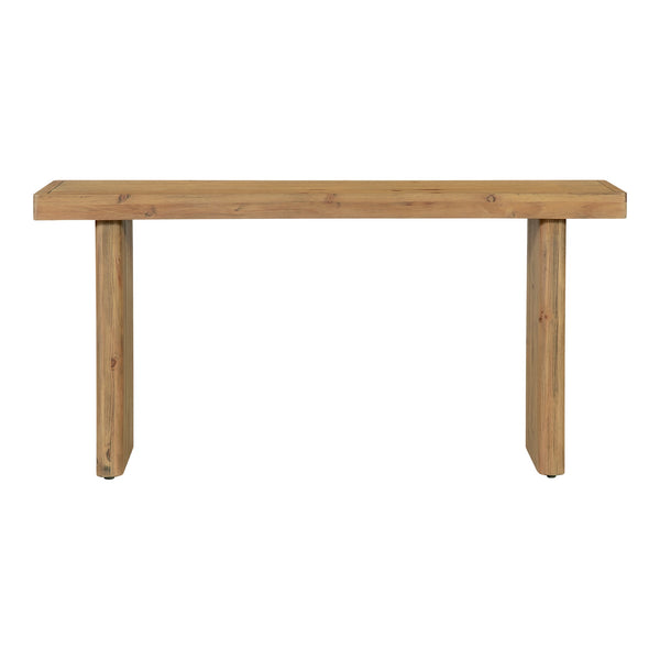 Moe's Monterey Console Table in Rustic Blonde Finish