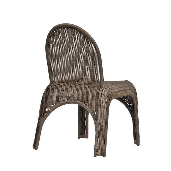 Moe's Kendall Outdoor Dining Chair Brown Set of 2